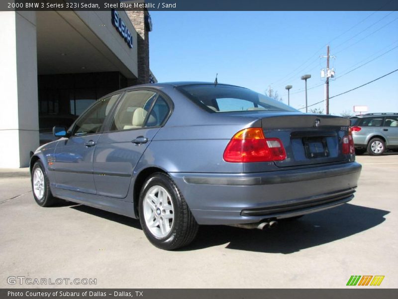 Steel Blue Metallic / Sand 2000 BMW 3 Series 323i Sedan