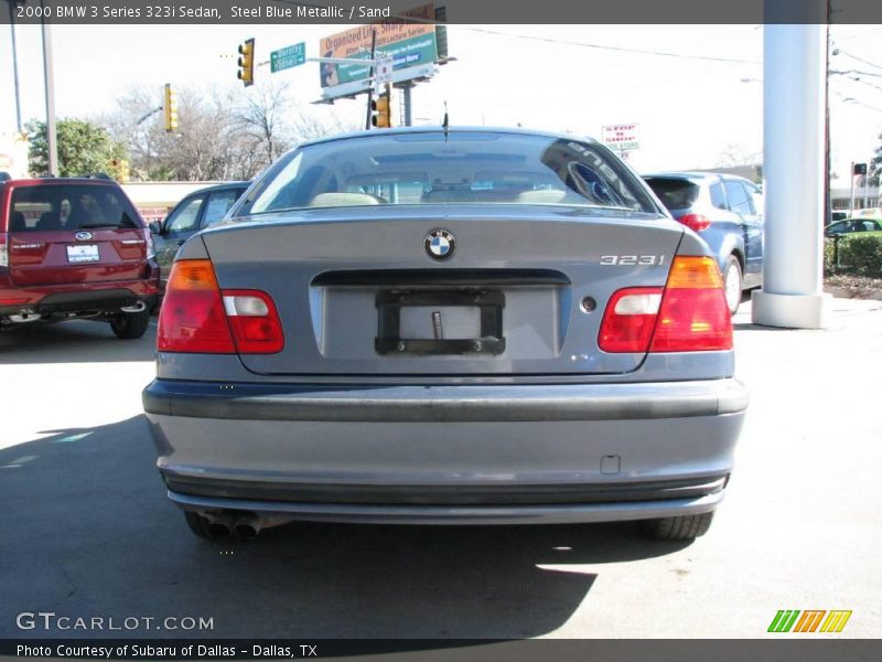 Steel Blue Metallic / Sand 2000 BMW 3 Series 323i Sedan