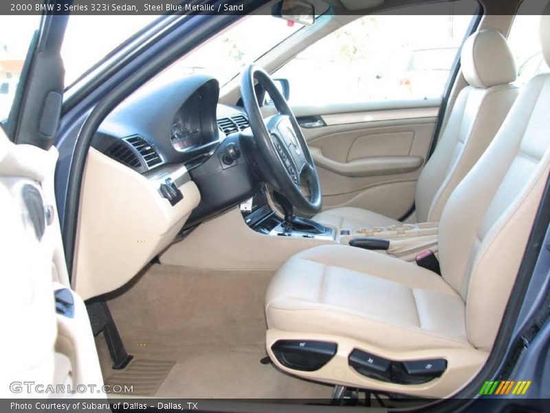 Steel Blue Metallic / Sand 2000 BMW 3 Series 323i Sedan
