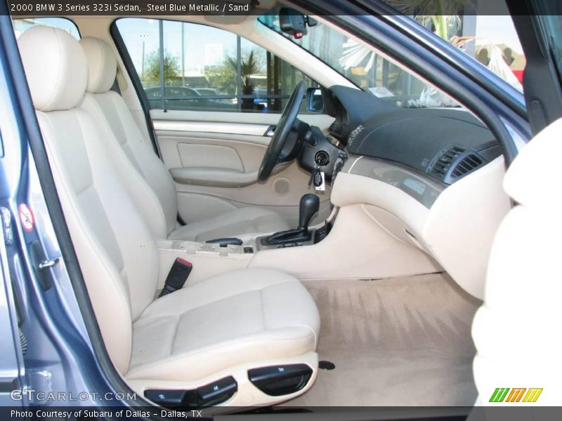 Steel Blue Metallic / Sand 2000 BMW 3 Series 323i Sedan