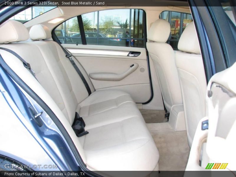 Steel Blue Metallic / Sand 2000 BMW 3 Series 323i Sedan