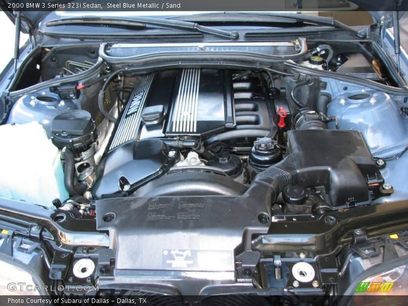 Steel Blue Metallic / Sand 2000 BMW 3 Series 323i Sedan