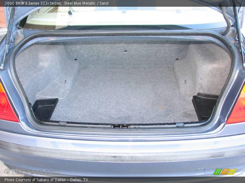 Steel Blue Metallic / Sand 2000 BMW 3 Series 323i Sedan