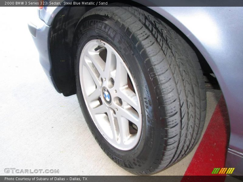 Steel Blue Metallic / Sand 2000 BMW 3 Series 323i Sedan