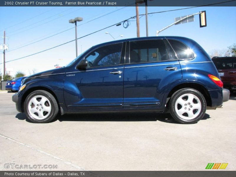 Patriot Blue Pearlcoat / Taupe 2002 Chrysler PT Cruiser Touring