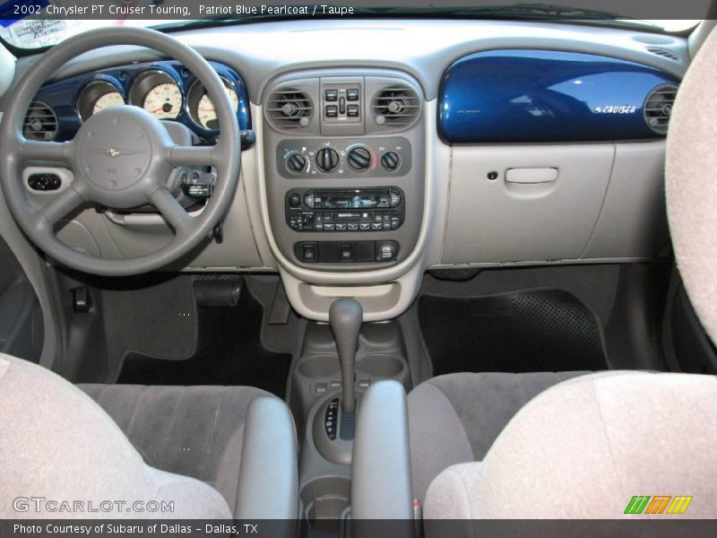 Patriot Blue Pearlcoat / Taupe 2002 Chrysler PT Cruiser Touring