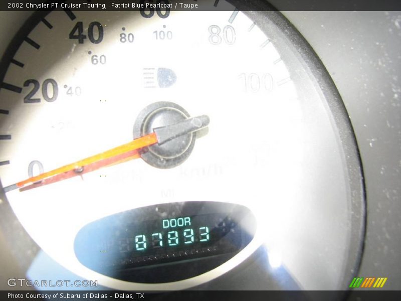Patriot Blue Pearlcoat / Taupe 2002 Chrysler PT Cruiser Touring