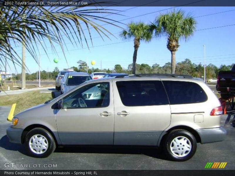 Desert Sand Mica / Oak 2002 Toyota Sienna CE