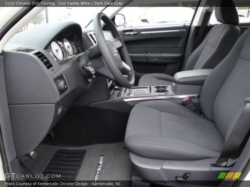 Cool Vanilla White / Dark Slate Gray 2010 Chrysler 300 Touring