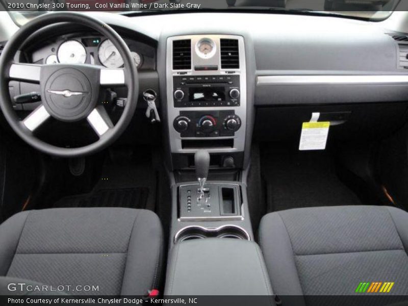 Cool Vanilla White / Dark Slate Gray 2010 Chrysler 300 Touring