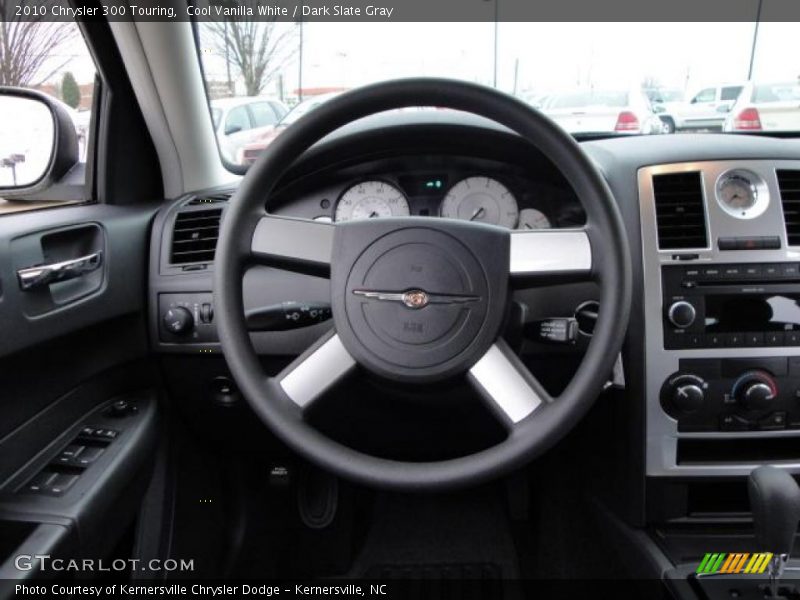 Cool Vanilla White / Dark Slate Gray 2010 Chrysler 300 Touring