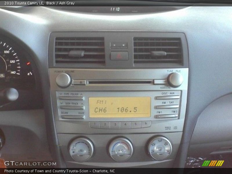 Black / Ash Gray 2010 Toyota Camry LE
