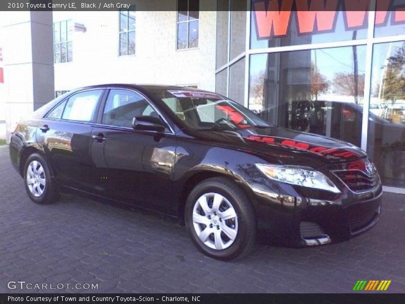 Black / Ash Gray 2010 Toyota Camry LE