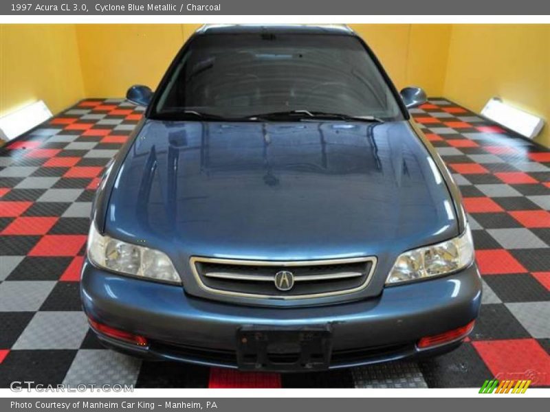 Cyclone Blue Metallic / Charcoal 1997 Acura CL 3.0