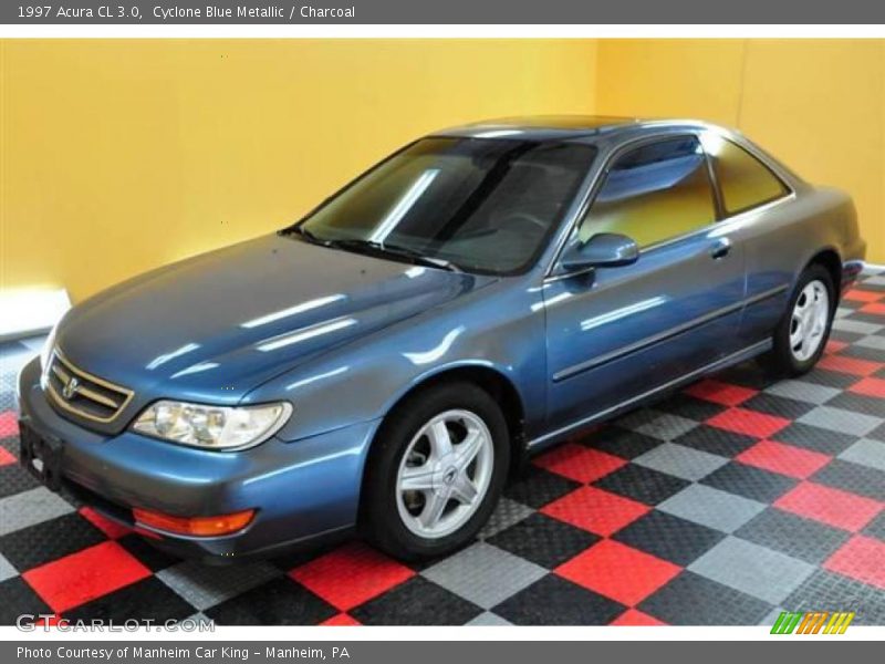 Cyclone Blue Metallic / Charcoal 1997 Acura CL 3.0
