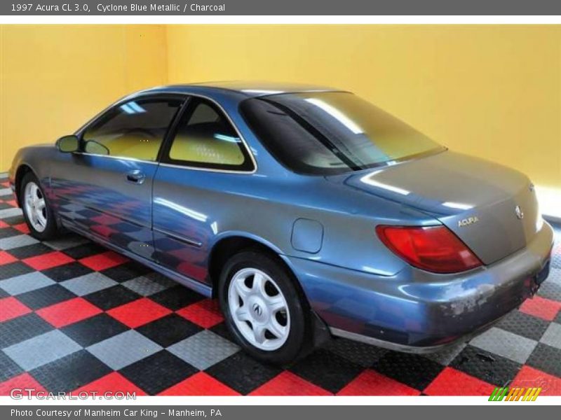 Cyclone Blue Metallic / Charcoal 1997 Acura CL 3.0