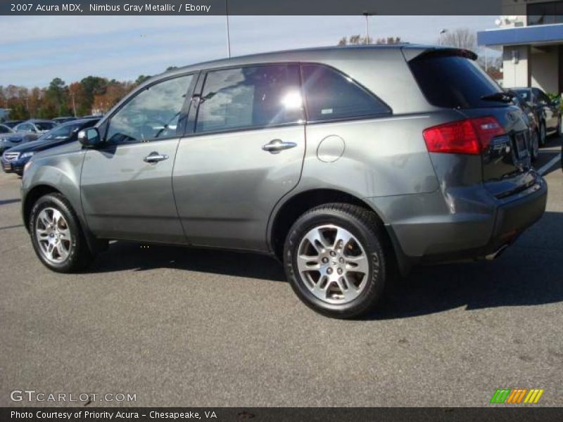 Nimbus Gray Metallic / Ebony 2007 Acura MDX