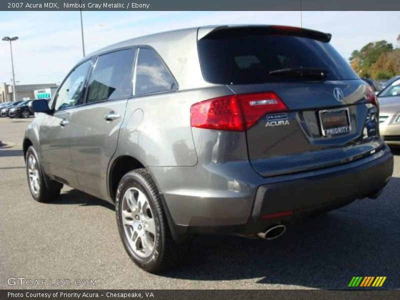 Nimbus Gray Metallic / Ebony 2007 Acura MDX