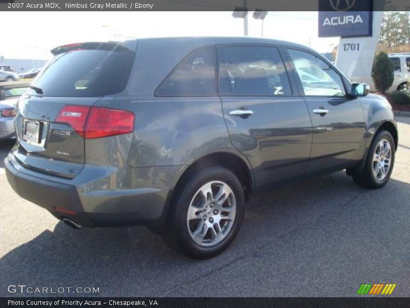 Nimbus Gray Metallic / Ebony 2007 Acura MDX