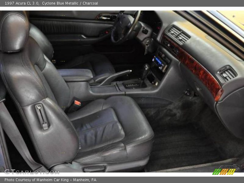 Cyclone Blue Metallic / Charcoal 1997 Acura CL 3.0