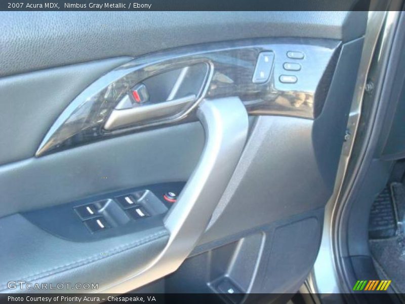 Nimbus Gray Metallic / Ebony 2007 Acura MDX