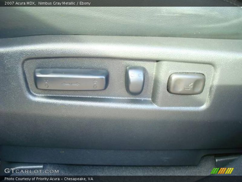 Nimbus Gray Metallic / Ebony 2007 Acura MDX