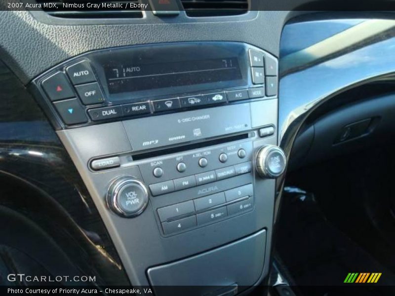Nimbus Gray Metallic / Ebony 2007 Acura MDX