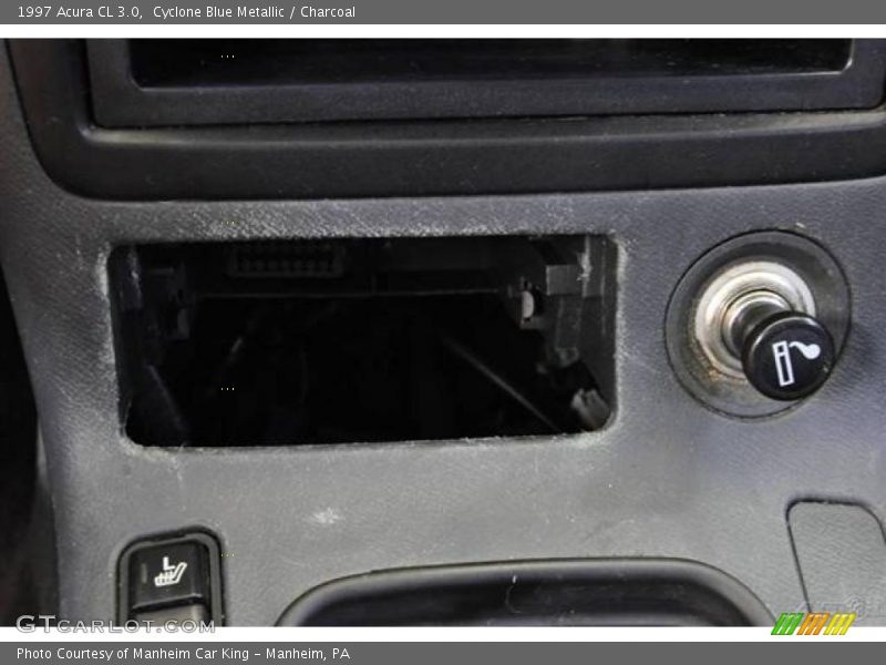 Cyclone Blue Metallic / Charcoal 1997 Acura CL 3.0