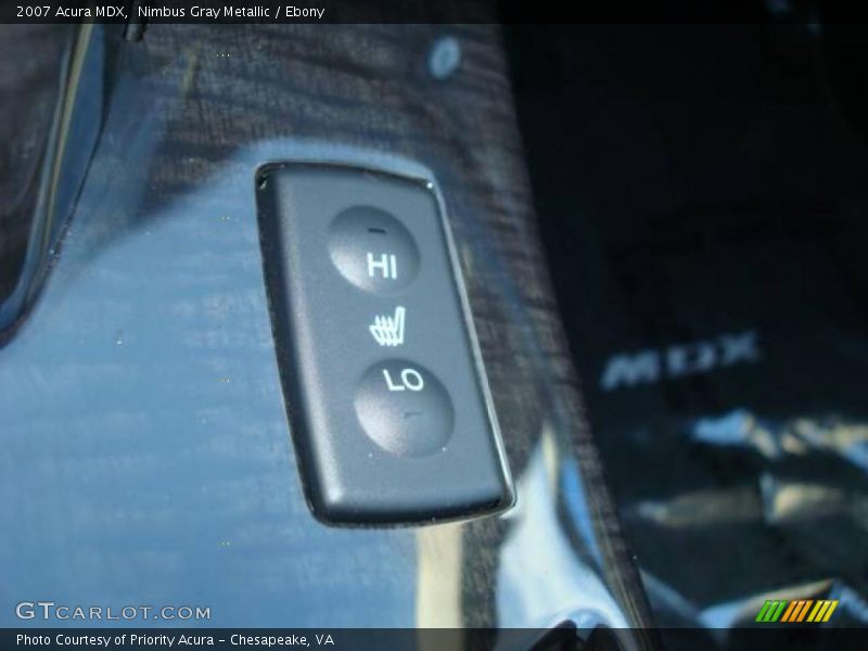 Nimbus Gray Metallic / Ebony 2007 Acura MDX