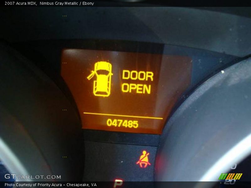 Nimbus Gray Metallic / Ebony 2007 Acura MDX