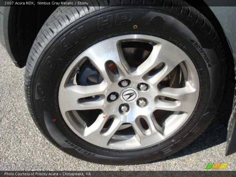 Nimbus Gray Metallic / Ebony 2007 Acura MDX