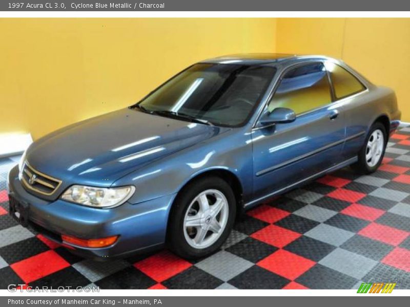 Cyclone Blue Metallic / Charcoal 1997 Acura CL 3.0