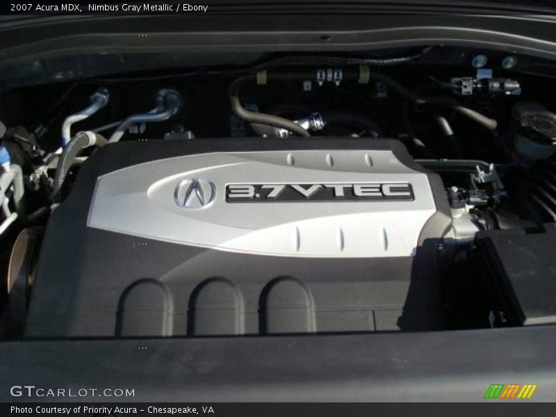 Nimbus Gray Metallic / Ebony 2007 Acura MDX