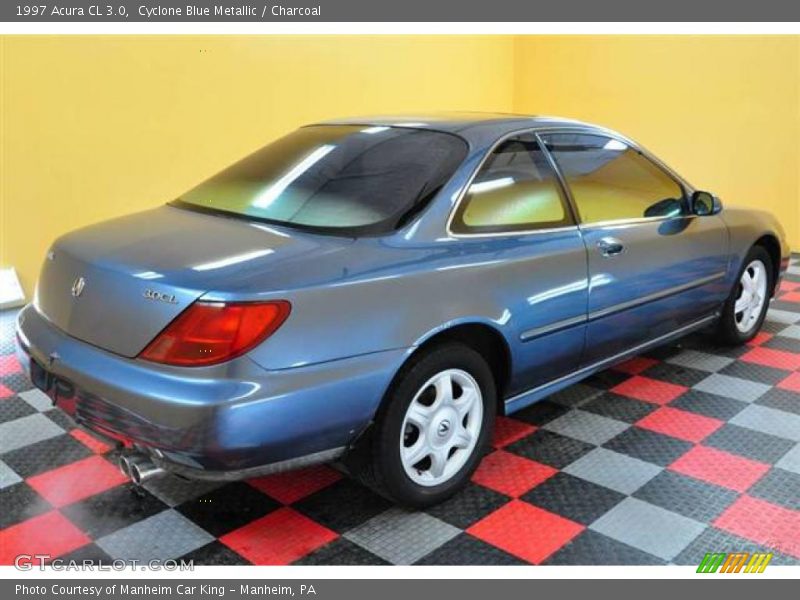Cyclone Blue Metallic / Charcoal 1997 Acura CL 3.0