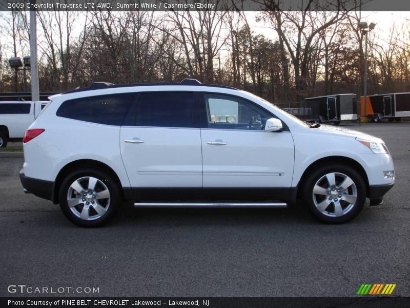 Summit White / Cashmere/Ebony 2009 Chevrolet Traverse LTZ AWD