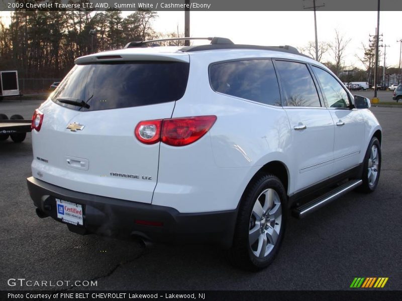 Summit White / Cashmere/Ebony 2009 Chevrolet Traverse LTZ AWD