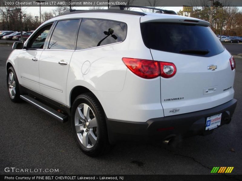 Summit White / Cashmere/Ebony 2009 Chevrolet Traverse LTZ AWD