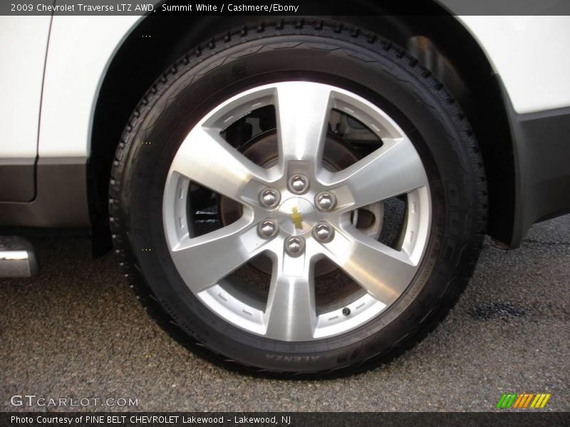 Summit White / Cashmere/Ebony 2009 Chevrolet Traverse LTZ AWD