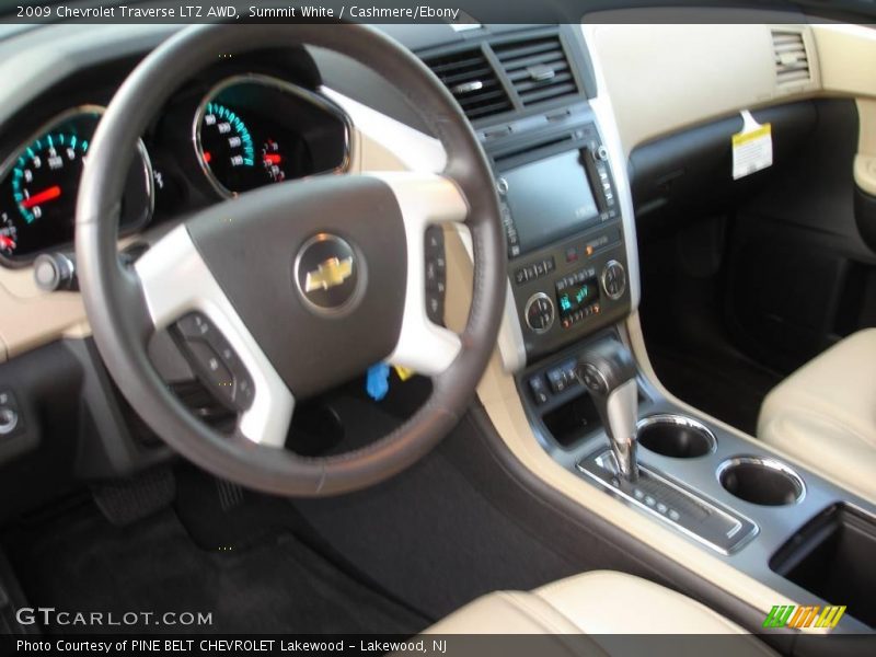 Summit White / Cashmere/Ebony 2009 Chevrolet Traverse LTZ AWD