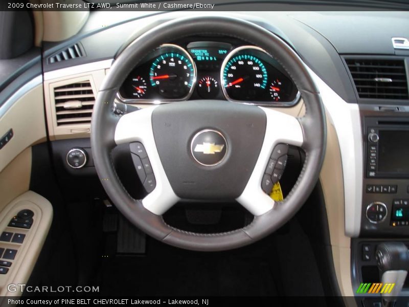 Summit White / Cashmere/Ebony 2009 Chevrolet Traverse LTZ AWD