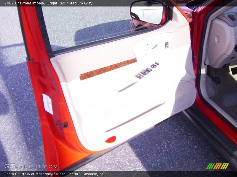 Bright Red / Medium Gray 2002 Chevrolet Impala