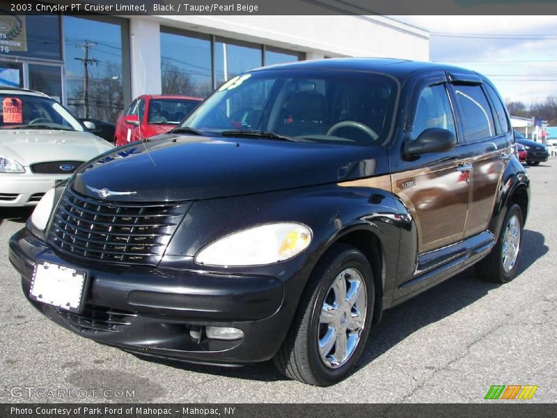 Black / Taupe/Pearl Beige 2003 Chrysler PT Cruiser Limited