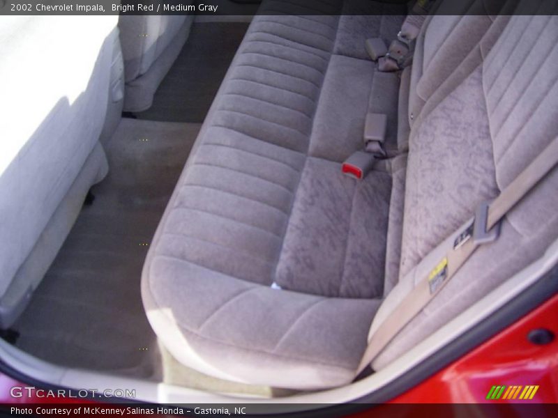 Bright Red / Medium Gray 2002 Chevrolet Impala