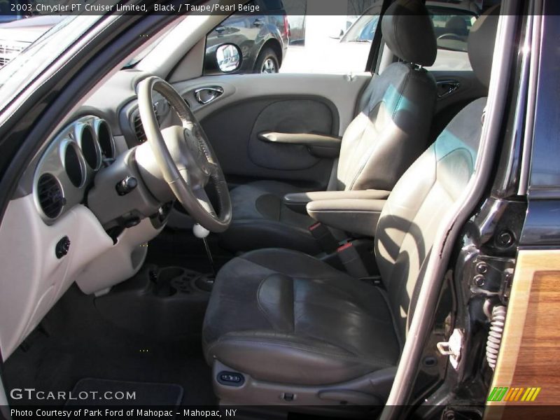 Black / Taupe/Pearl Beige 2003 Chrysler PT Cruiser Limited