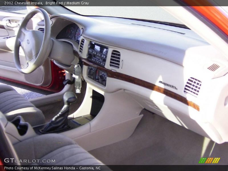 Bright Red / Medium Gray 2002 Chevrolet Impala