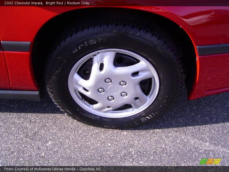 Bright Red / Medium Gray 2002 Chevrolet Impala