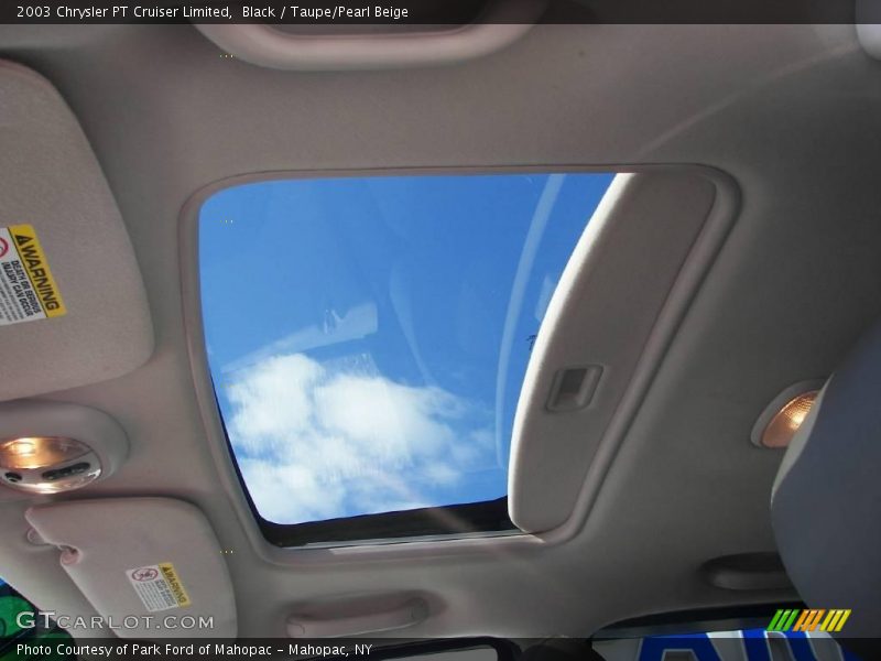 Black / Taupe/Pearl Beige 2003 Chrysler PT Cruiser Limited