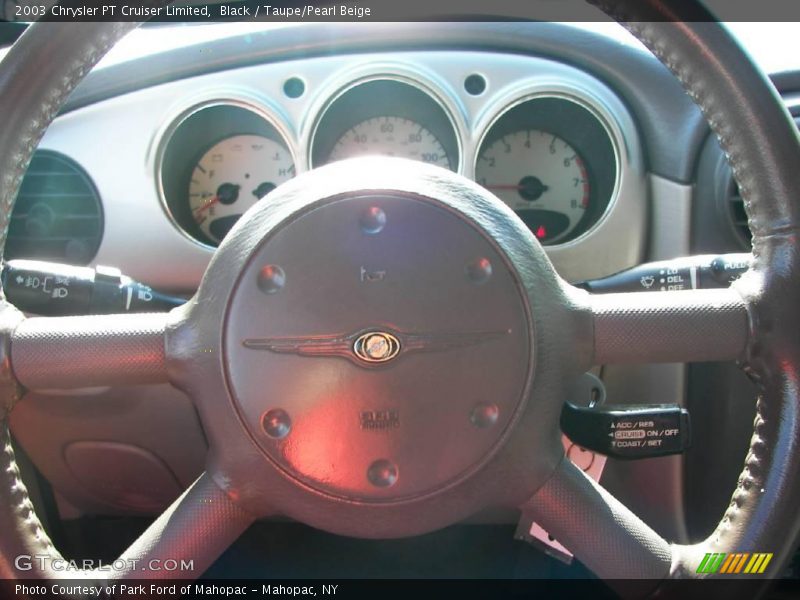 Black / Taupe/Pearl Beige 2003 Chrysler PT Cruiser Limited