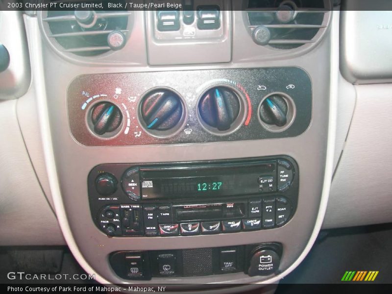 Black / Taupe/Pearl Beige 2003 Chrysler PT Cruiser Limited
