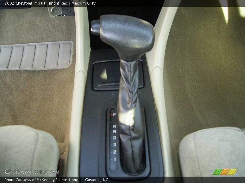Bright Red / Medium Gray 2002 Chevrolet Impala